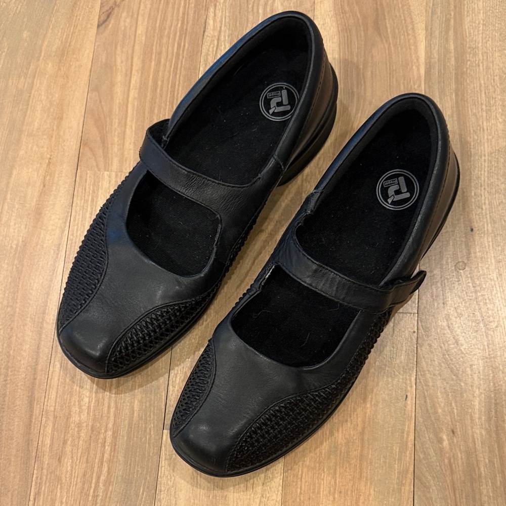 Propet Black Mary Jane Comfort Flats